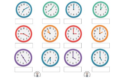 Nauka zegara – napisz godzinę
