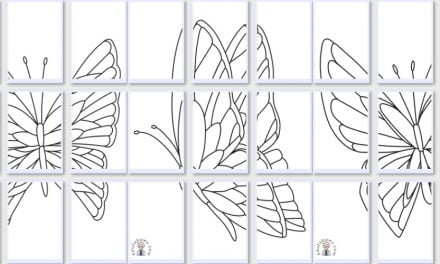 Kolorowanki XXL do druku: Motyle (10 szablonów)