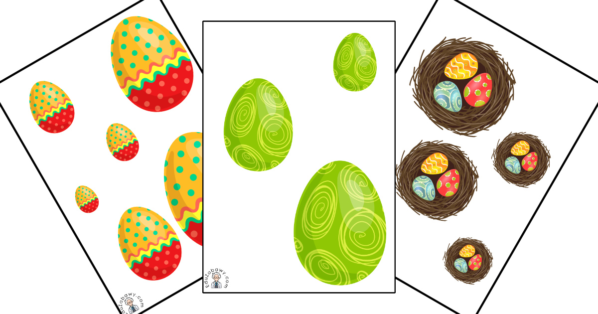 Karty pracy: Uszereguj: Wielkanoc