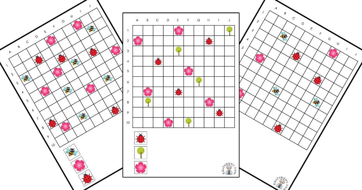 Karty pracy: Kodowanie – statki: Wiosna