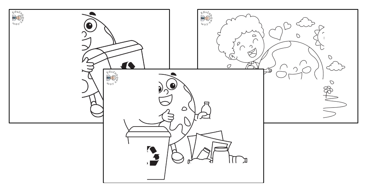 Karty pracy: Dokończ obrazek: Dzień Ziemi