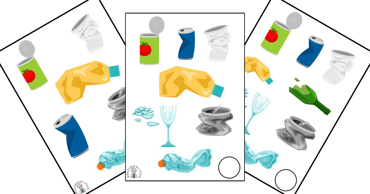 Karty pracy: Nauka liczenia: Dzień Ziemi