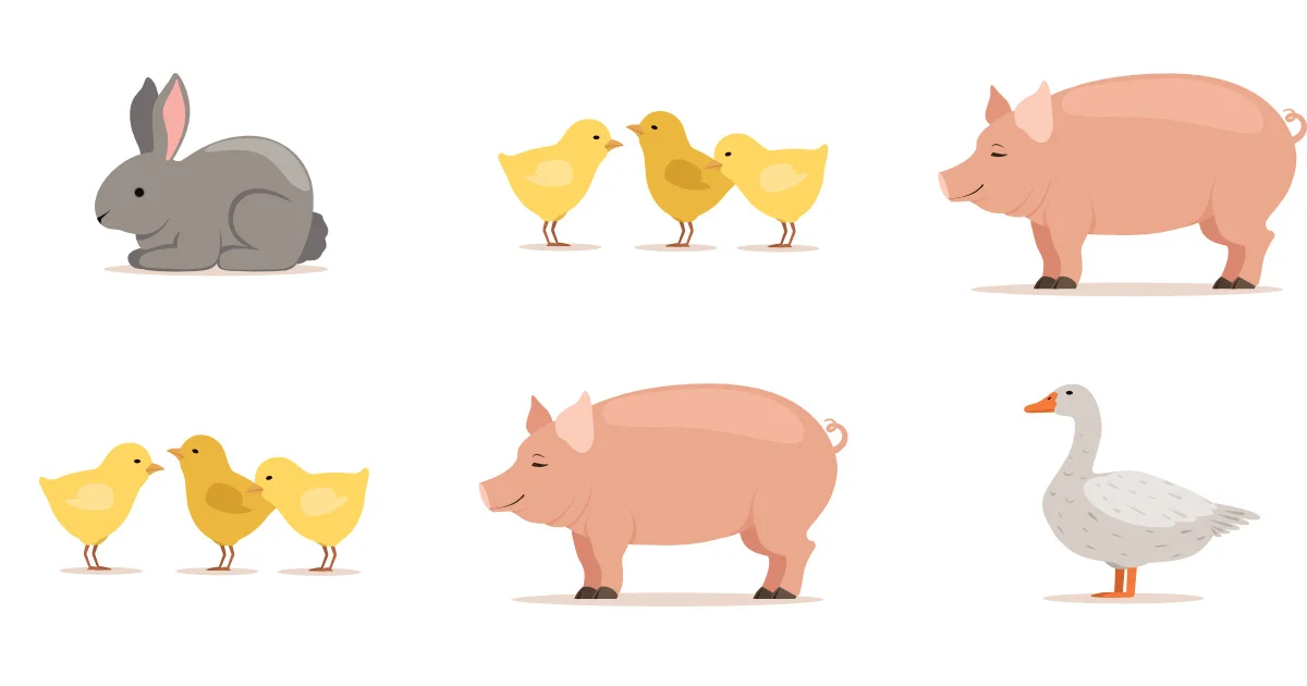 Karty pracy: Domino / Memory: Na wsi