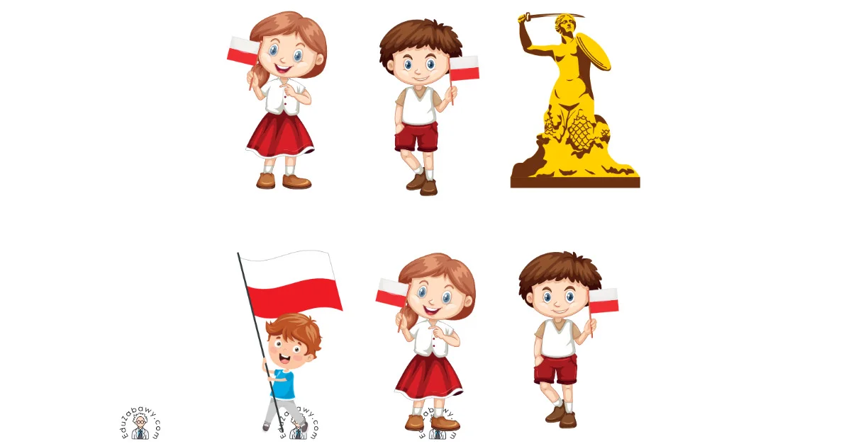 Karty pracy: Domino / Memory: Patriotyczne