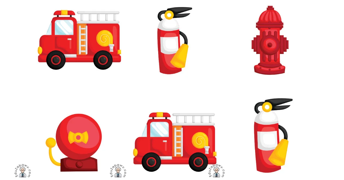 Karty pracy: Domino / Memory: Strażak