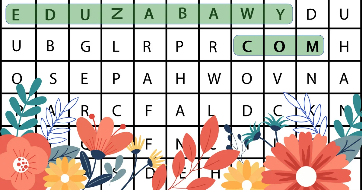 Wykreślanka online: Wiosenne kwiaty