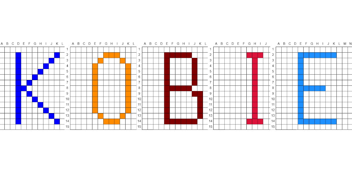 Karty pracy: Kodowanie: Dyktando graficzne na Dzień Kobiet