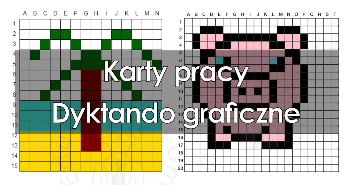 Karty Pracy Kodowanie Typu Dyktando Graficzne Dla Dzieci Pdf Do Druku 2865