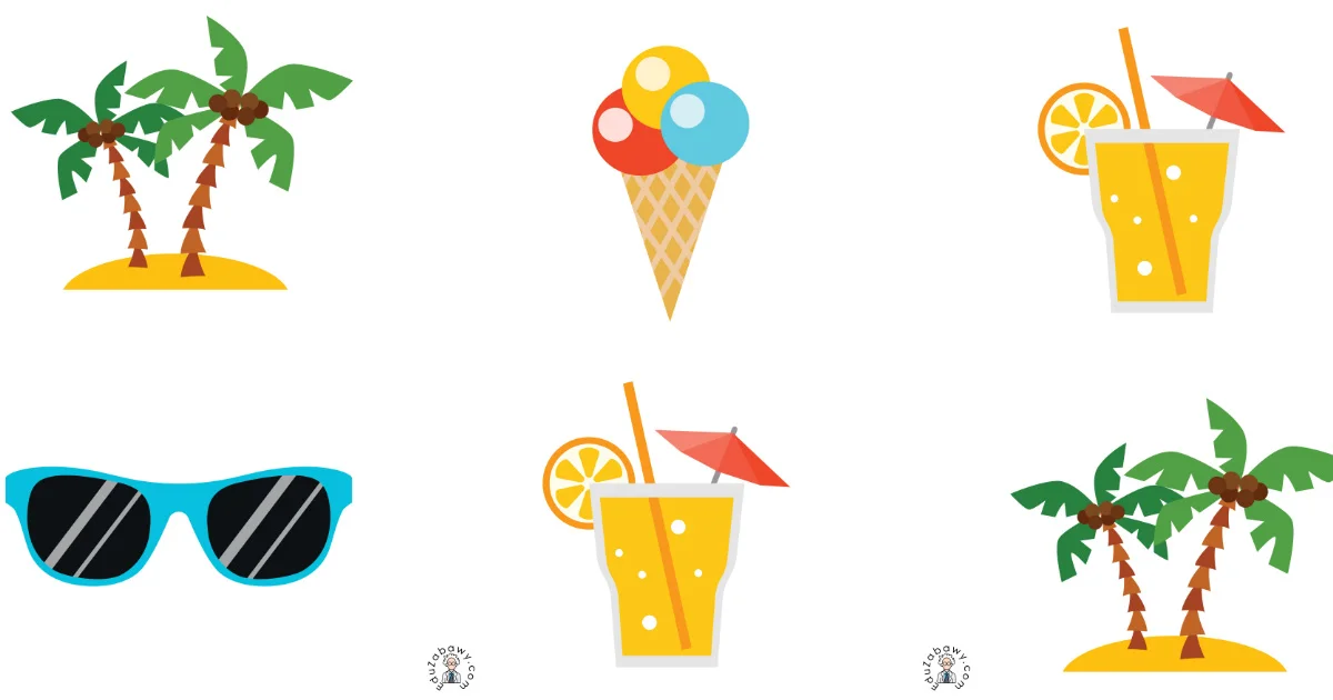 Karty pracy: Domino / Memory: Lato