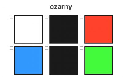 Quiz: Zaznacz pary kolorów