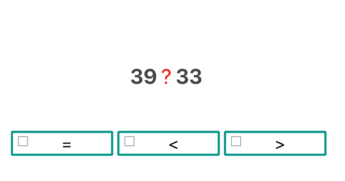 Quiz: Znak mniejszości i większości (do 50)