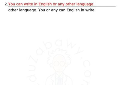 Generator kart pracy: Rozsypanka wyrazowa 44