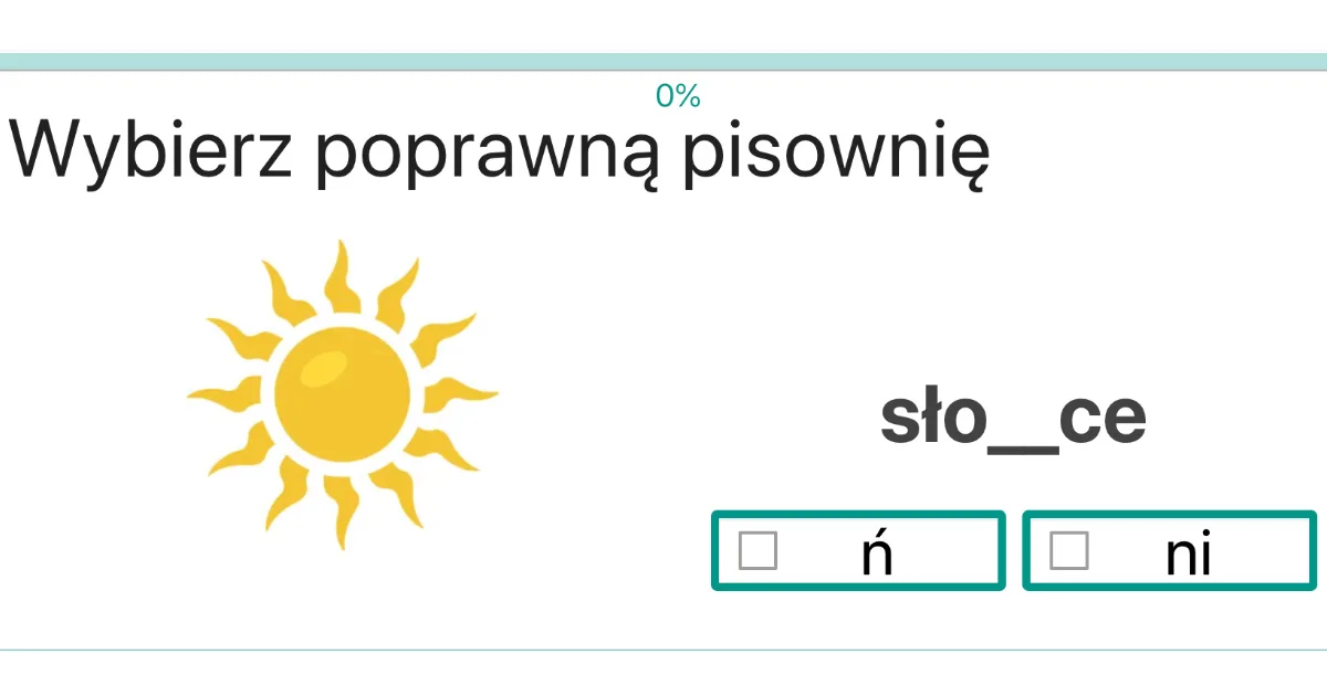 Quiz: Dopasuj spółgłoski miękkie – zmiękczenia