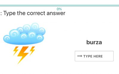 Quiz na angielskie słownictwo: Podpisz – pogoda / Name – weather