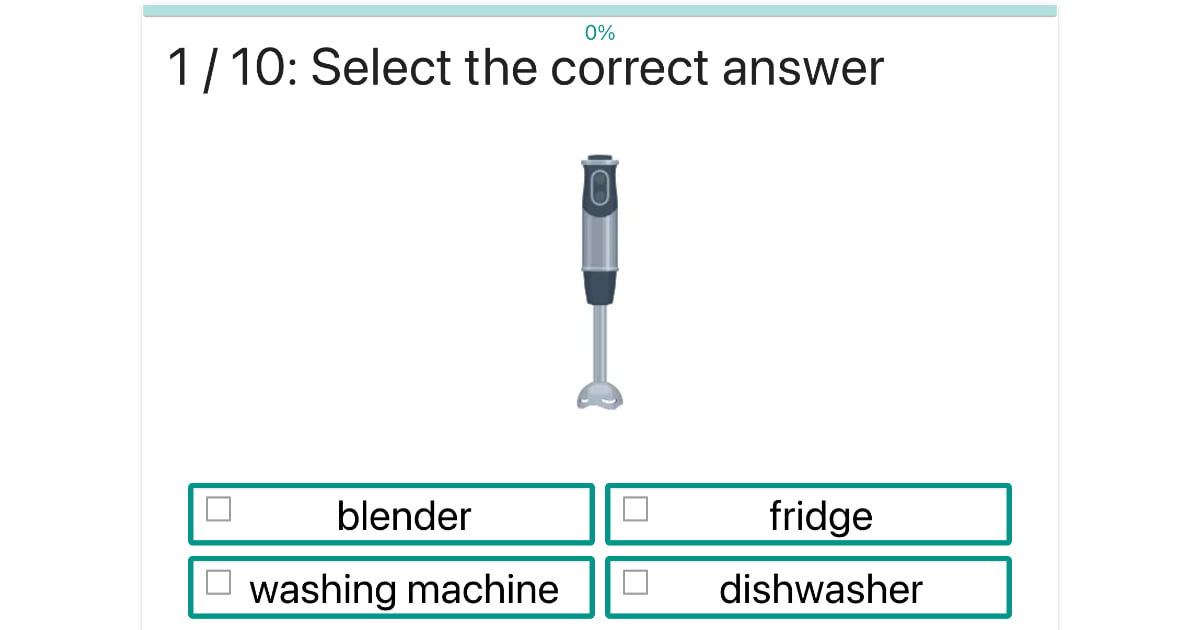 Ćwiczenie na angielskie słownictwo: Nazwij urządzenie / Name the device (select)