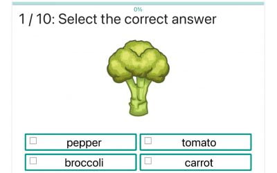 Quiz na angielskie słownictwo: Nazwij warzywa / Name vegetables