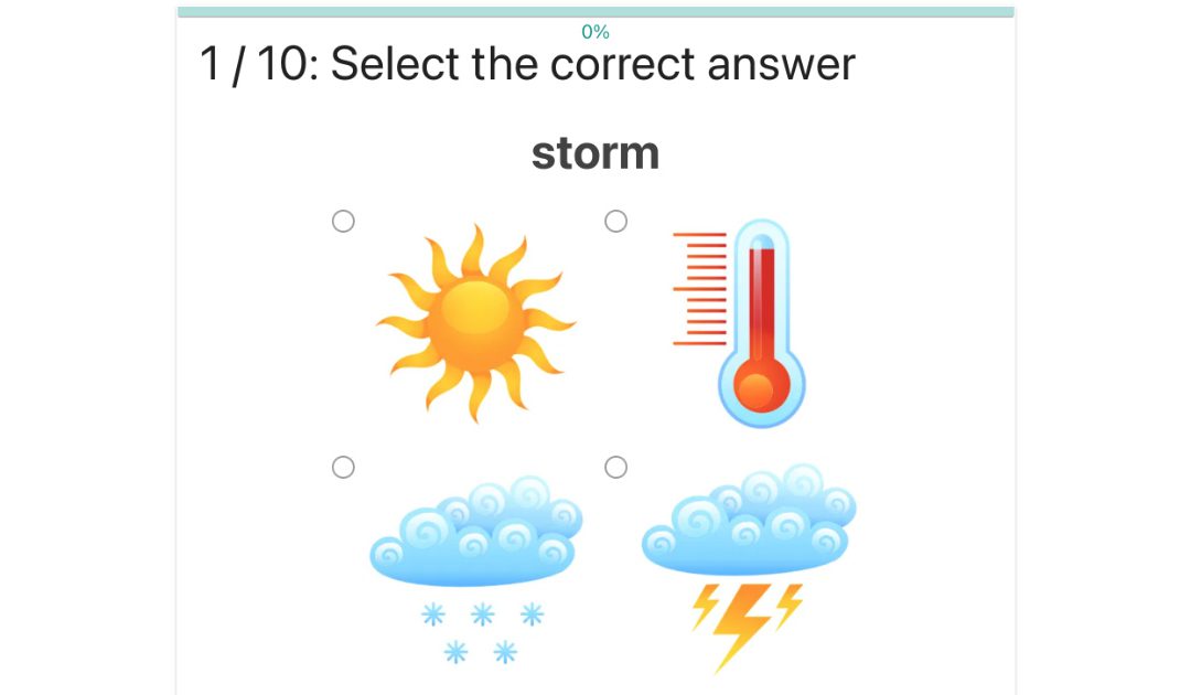 Zaznacz – pogoda / Select – weather