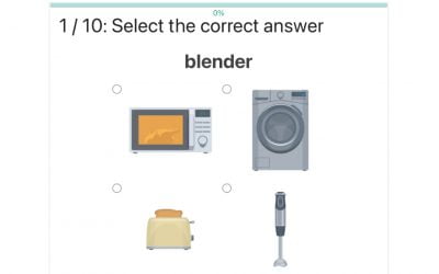 Ćwiczenie na angielskie słownictwo: Zaznacz urządzenie / Select the device