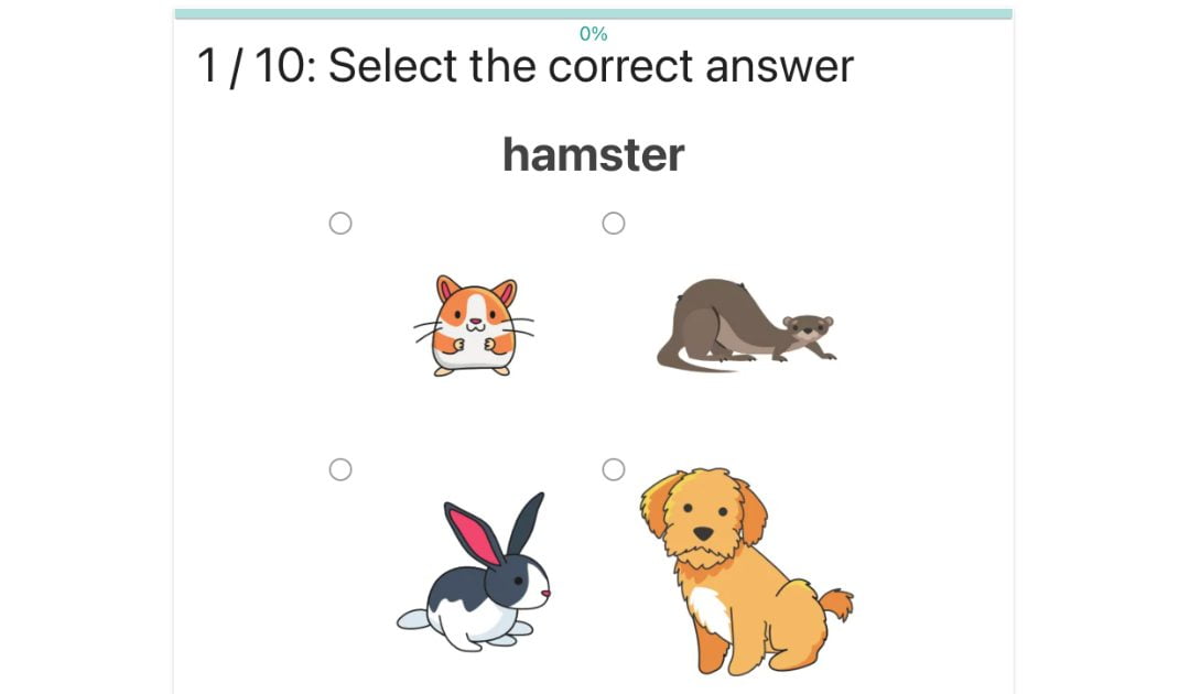 Zaznacz zwierzę / Select the pet