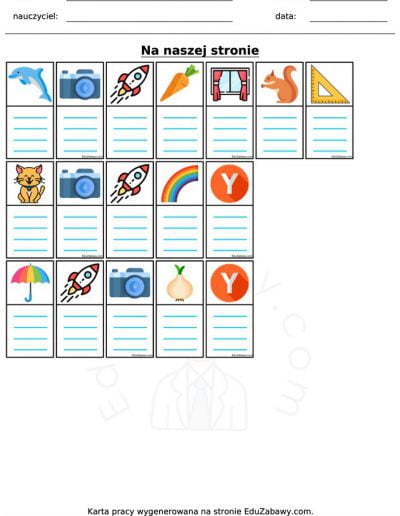 Generator: Rebus - odgadnij pierwsze litery 3