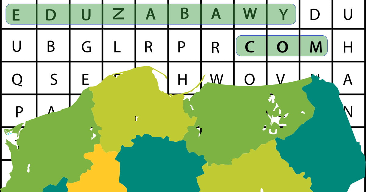 Wykreślanka online: Miasta Polski