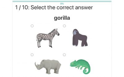 Quiz na angielskie słownictwo: Zaznacz zwierzę / Select the animal