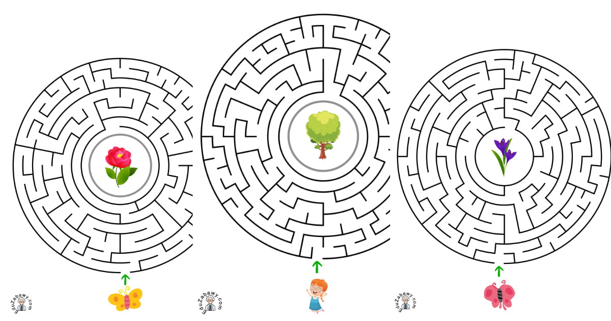 Karty pracy: Labirynty wiosenne