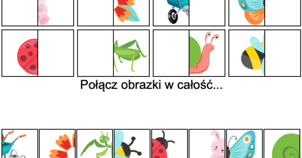 Gra online: Połącz obrazki: Wiosna