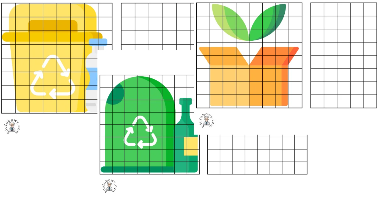 Karty pracy: Przerysuj obrazek: Dzień Ziemi