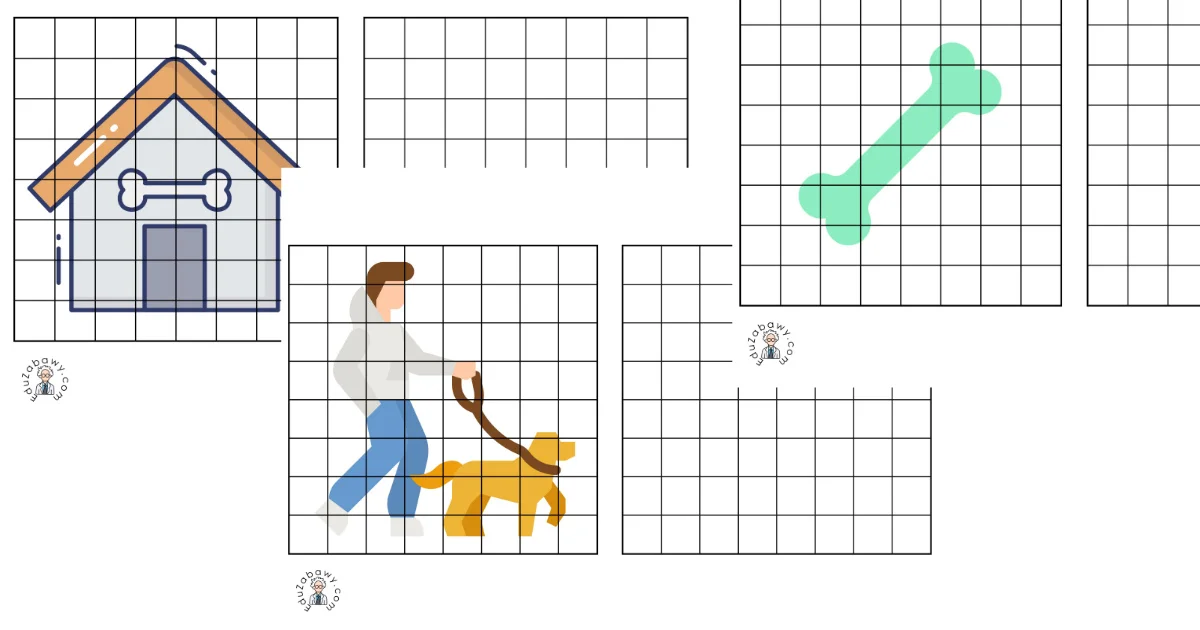 Karty pracy: Przerysuj obrazek: Dzień Kundelka