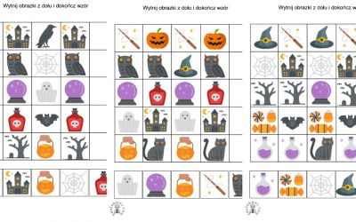 Karty pracy: Sekwencje: Halloween / Święto Dyni