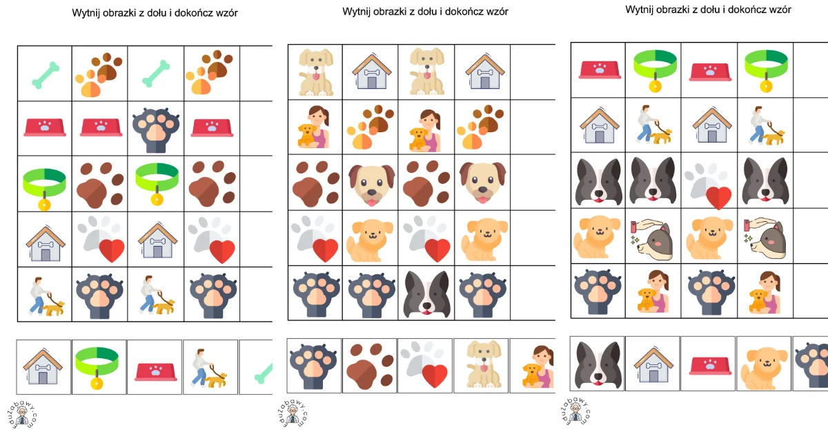 Karty pracy: Sekwencje: Dzień Kundelka