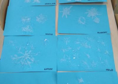 Cukrowe śnieżynki Aneta Grądzka-Rudziak Prace plastyczne Zima 