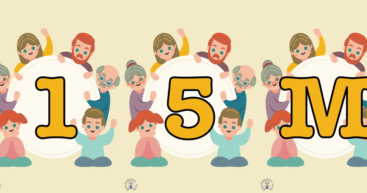 Napis do druku: 15 maja z dużą rodziną