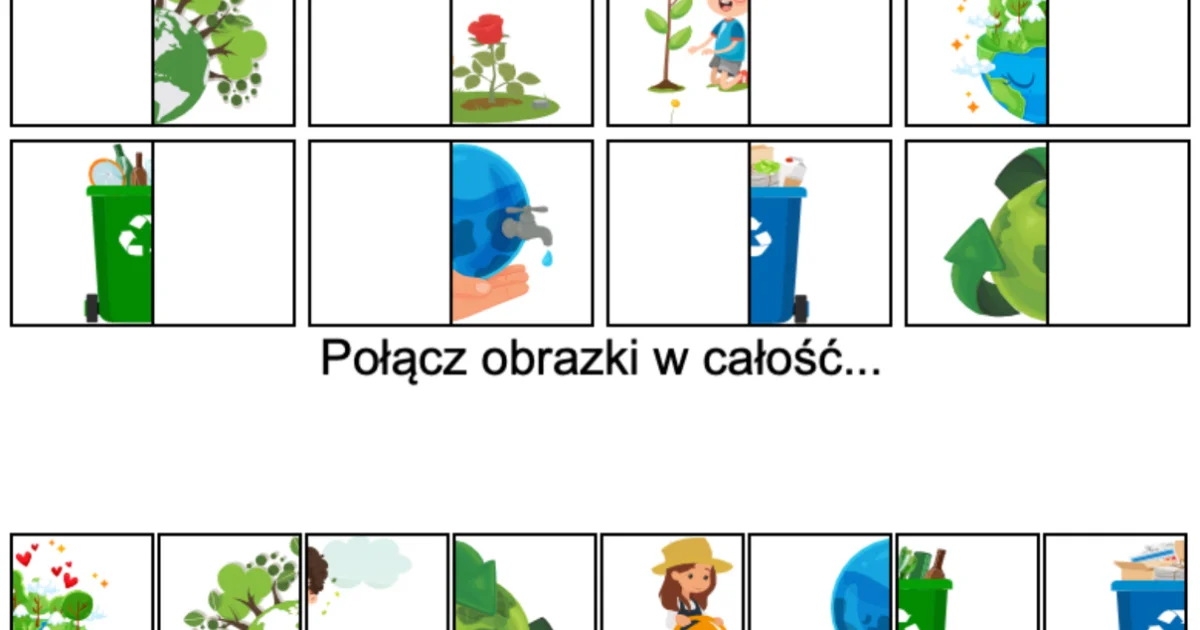 Gra online: Połącz obrazki: Ekologia