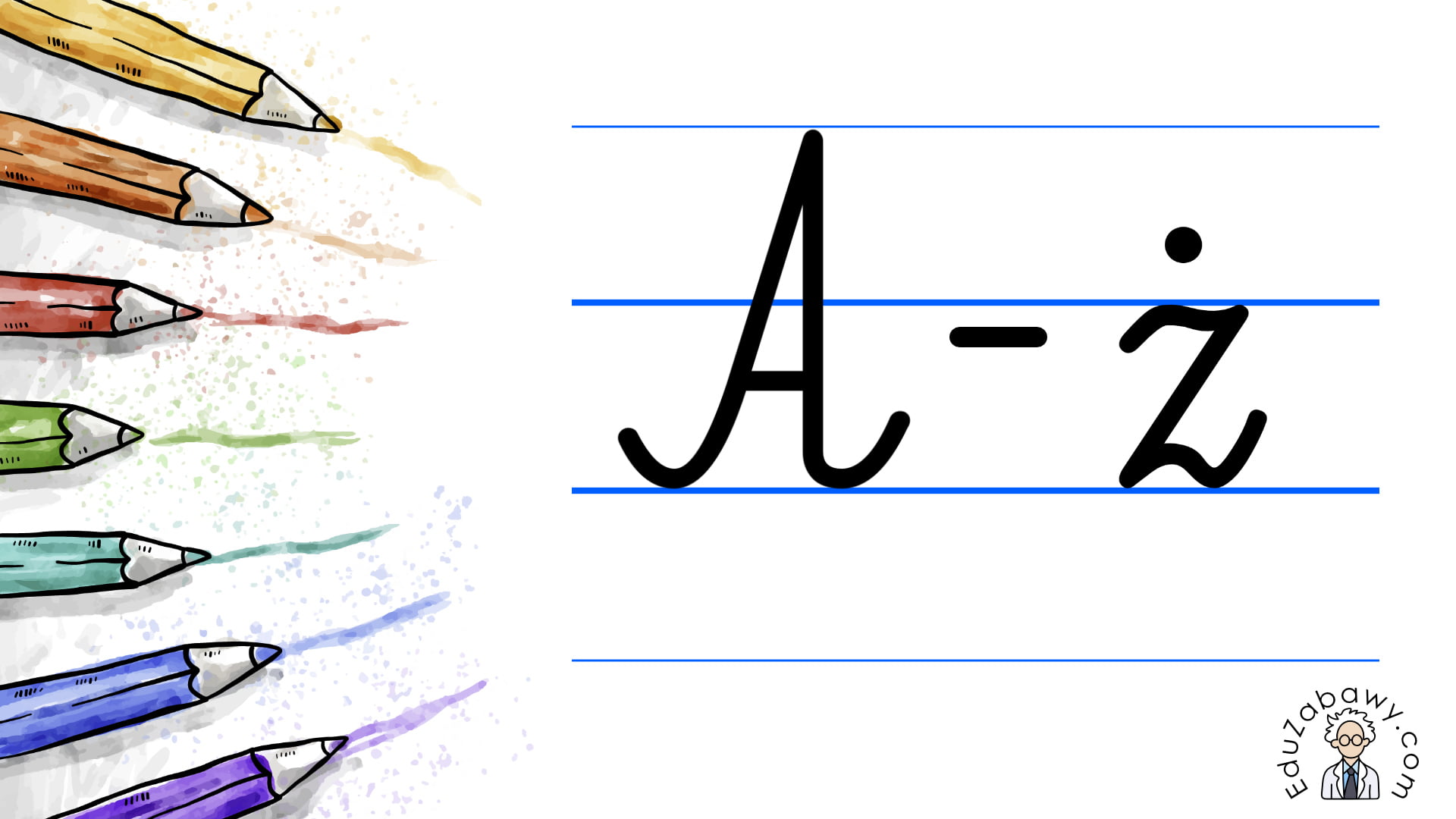 Nauka pisania liter – filmy z kierunkiem pisania