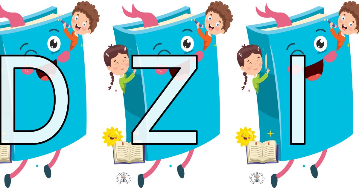 Napis do druku: Dzień Książki z dziećmi