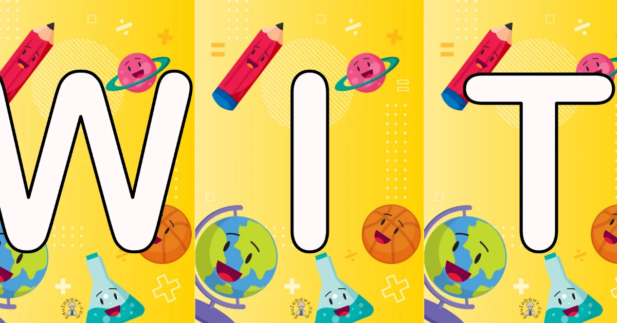 Napis do druku: „Witaj szkoło”