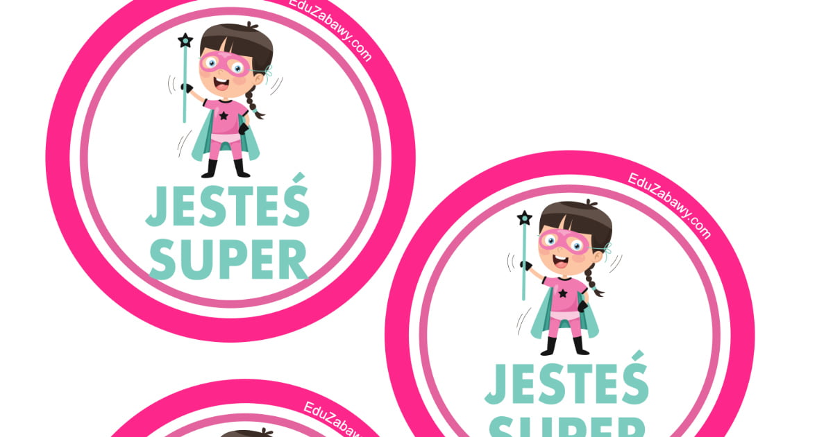 Odznaki na Dzień Dziewczynek