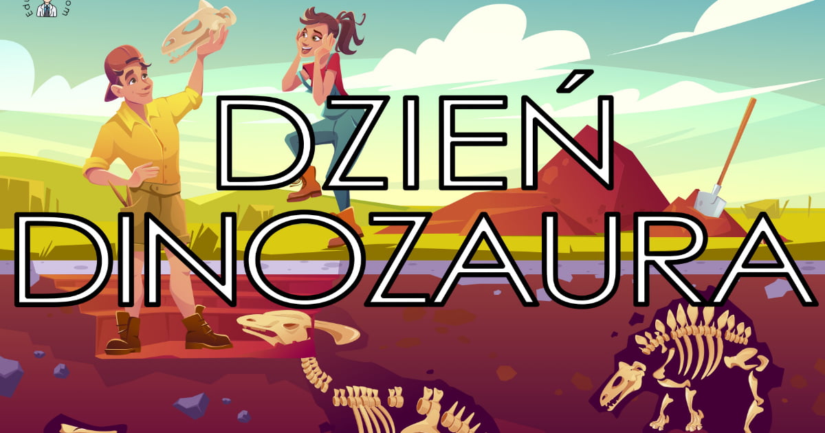 Plakat do druku: na Dzień Dinozaura A4 i XXL 4