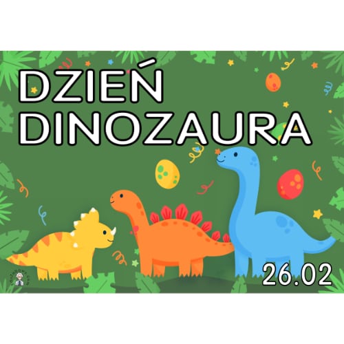 Plakaty na Dzień DInozaura