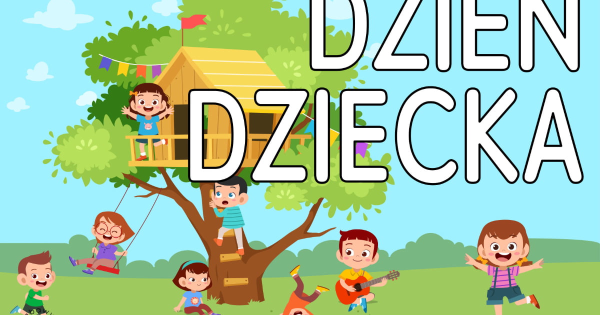 Plakat do druku na Dzień dziecka A4 i XXL 1