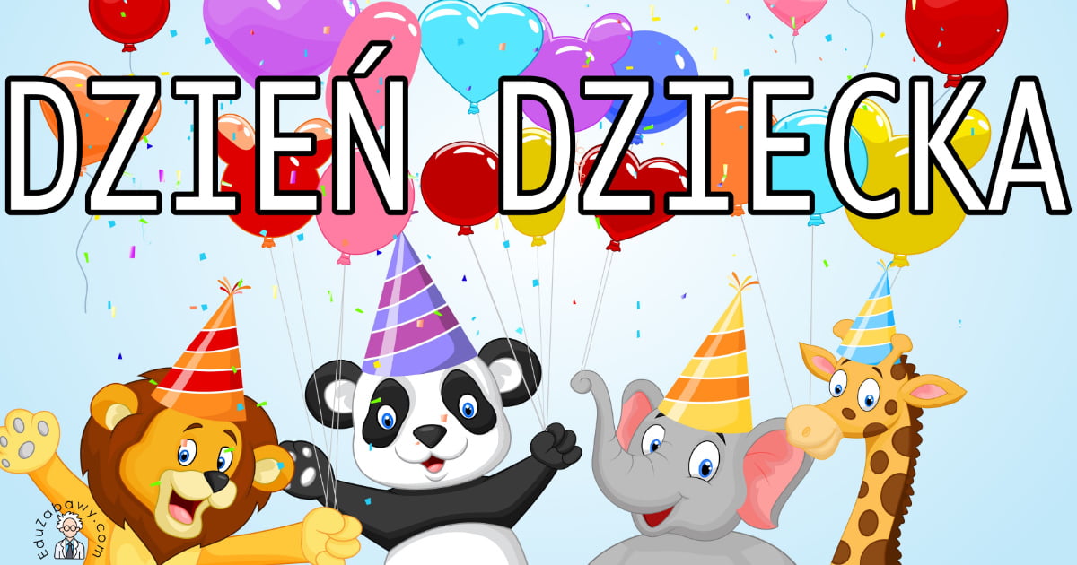 Plakat do druku na Dzień dziecka A4 i XXL 4