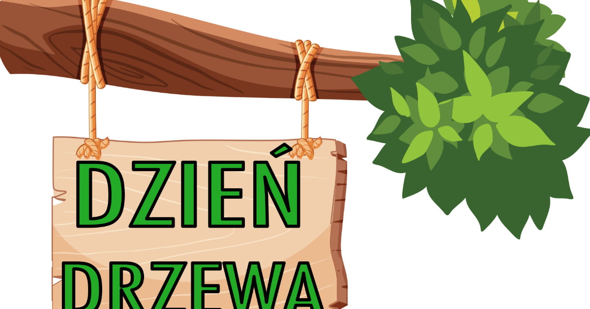 Plakat do druku na Dzień Drzewa A4 i XXL: Z gałęzią