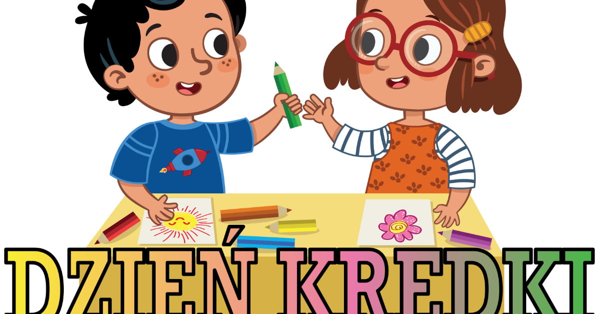Plakat do druku: na Dzień Kredki A4 i XXL 2