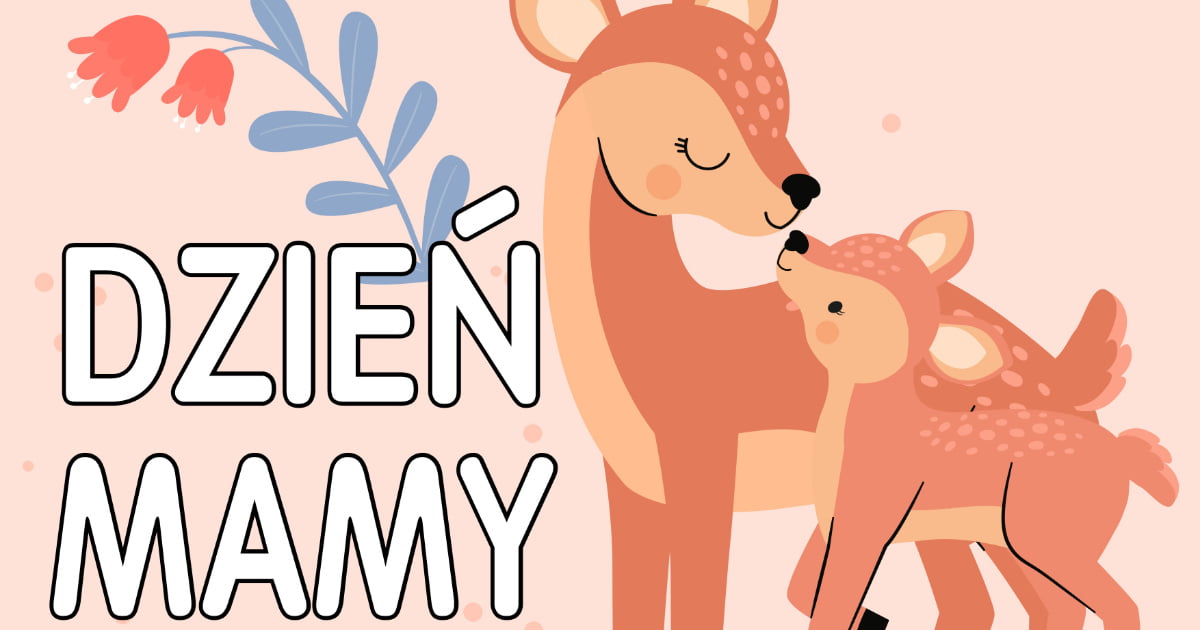 Plakat do druku: na Dzień mamy A4 i XXL 1