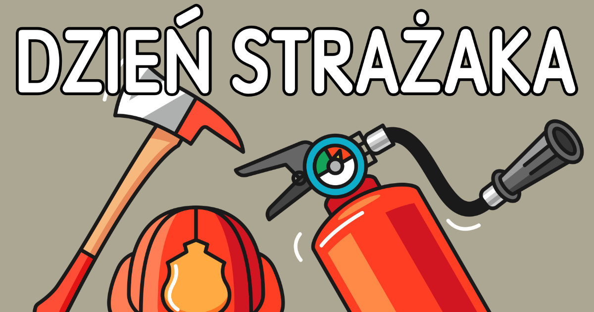 Plakat do druku: na Dzień strażaka A4 i XXL 1