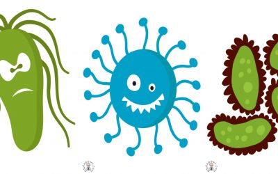 Dekoracje do druku: Bakterie / wirusy