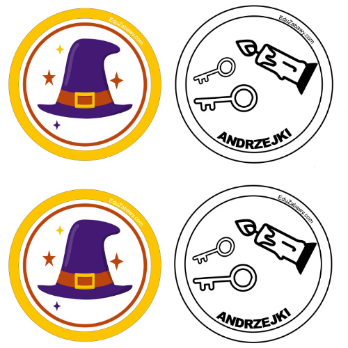 Odznaki i medale na Andrzejki