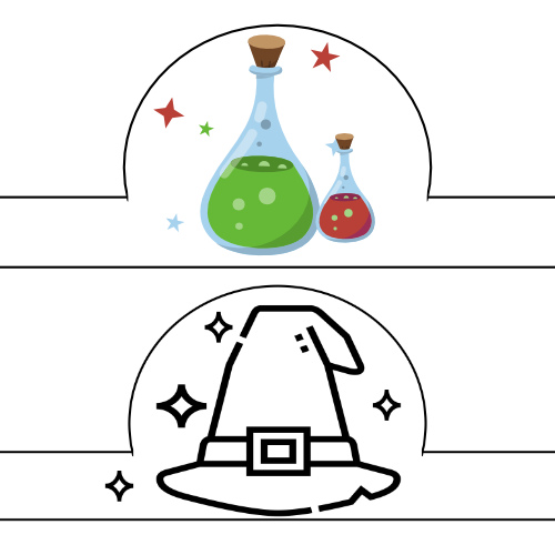 Opaski na głowę na Andrzejki